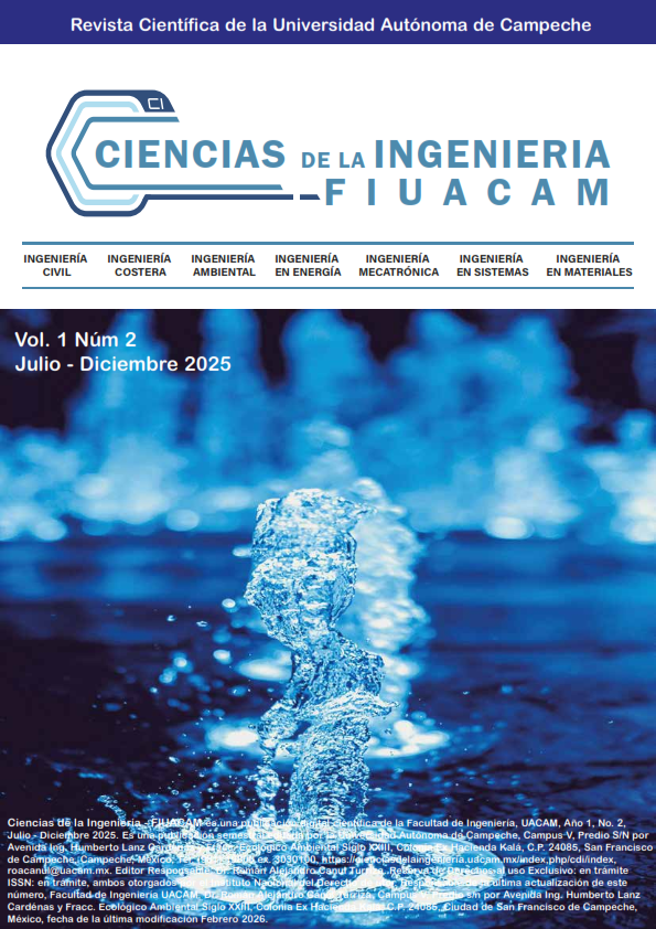 					Ver Vol. 1 Núm. 2 (2025): Revista Ciencias de la Ingeniería - FIUACAM
				
